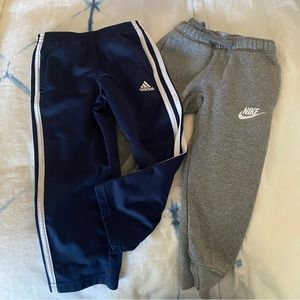 Nike and Adidas boys sweatpants